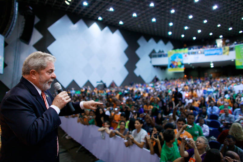 Presidente Lula durante a 1ª Conferência Nacional de Educação, em 2006. | Foto: Ricardo Stuckert