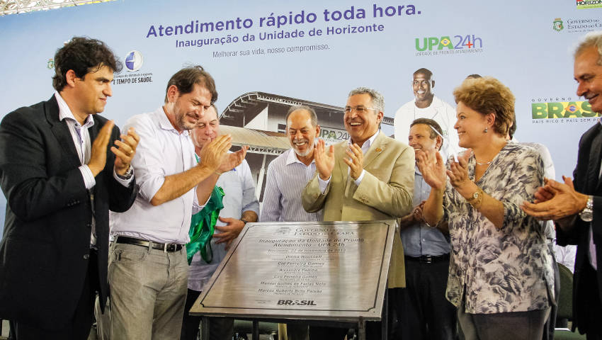 A UPA 24h de Horizonte, no Ceará, foi uma das unidades inauguradas em 2013 pela presidenta Dilma. | Foto: Roberto Stuckert