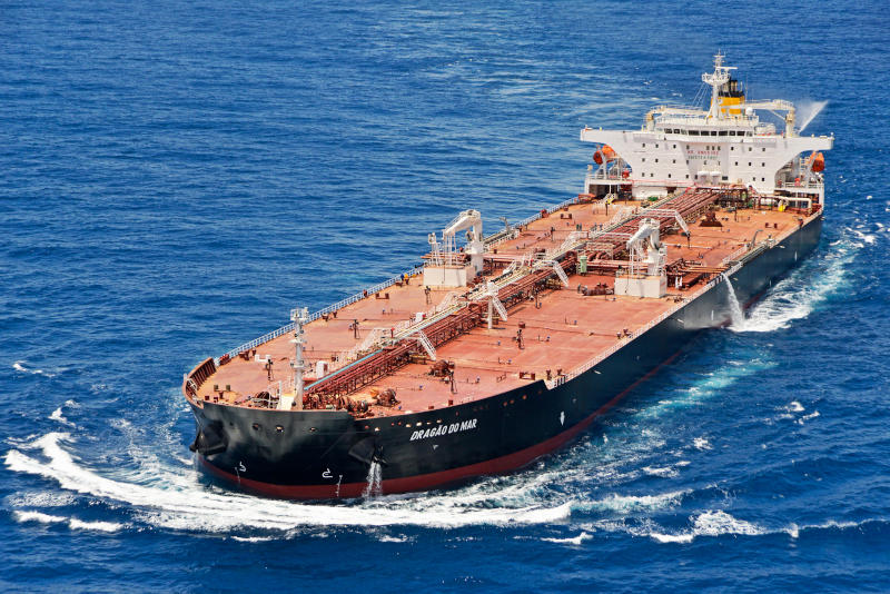 Produzido no estaleiro Atlântico Sul, em Pernambuco, o navio Dragão do Mar tem capacidade de transportar 1 milhão de barris de petróleo